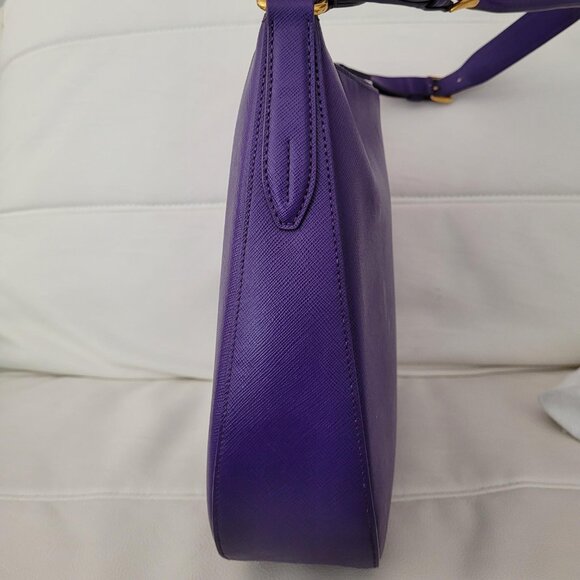 PRADA Saffiano Lux Hobo Purse Shoulder Bag - Picture 11 of 14